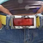 Scrolling Letter Belt Buckle